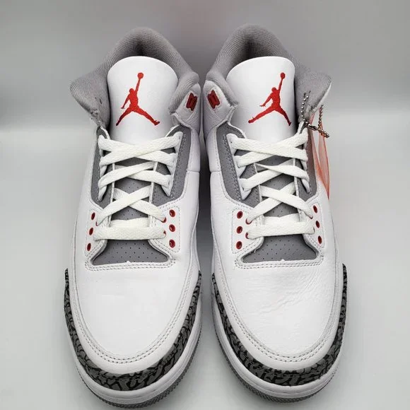 NEW Men's Sz 10 Jordan 3 Retro "Fire Red" Shoes - DN3707-160 - Picture 3 of 10